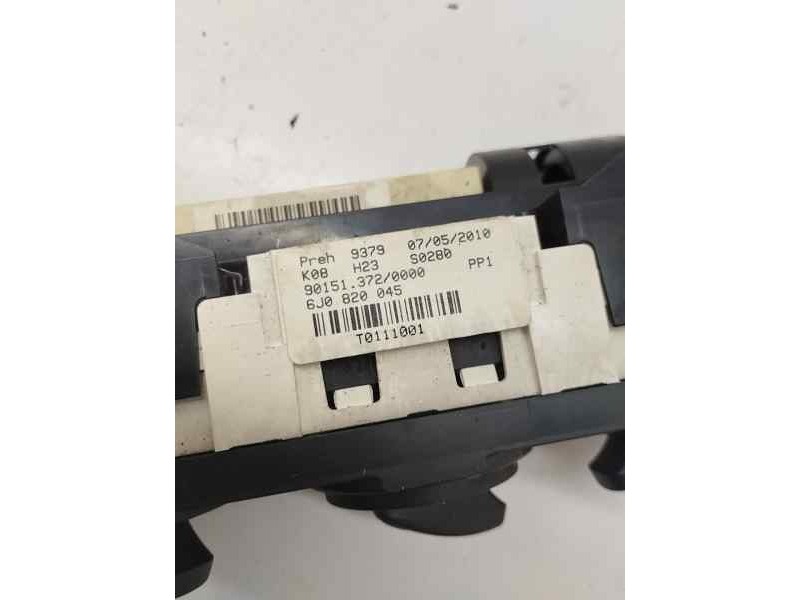 Recambio de mando calefaccion / aire acondicionado para seat ibiza sc (6j1) 1.4 tdi referencia OEM IAM 6J0820045  