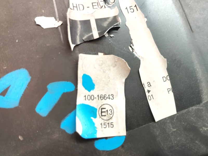 Recambio de faro izquierdo para renault vel satis (bj0) grand confort referencia OEM IAM 10016643  