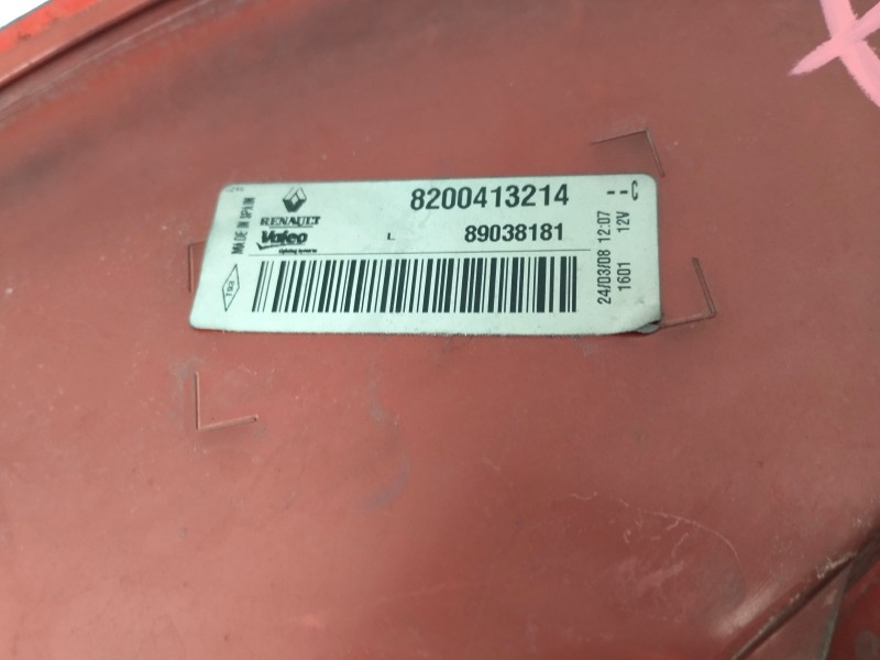 Recambio de piloto trasero izquierdo para renault megane ii classic berlina 1.5 dci diesel referencia OEM IAM 8200413214  
							