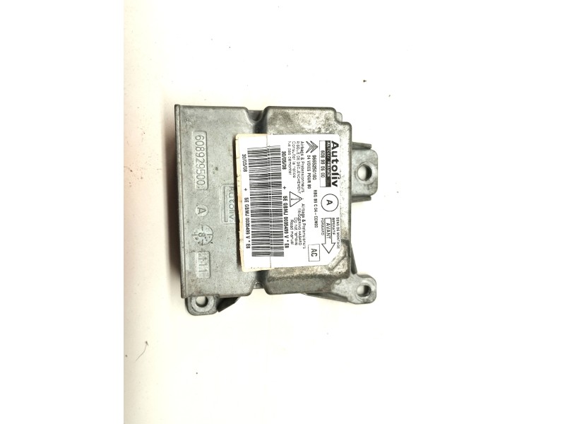 Recambio de centralita airbag para citroën berlingo cuadro 1.6 16v hdi referencia OEM IAM 608990600  