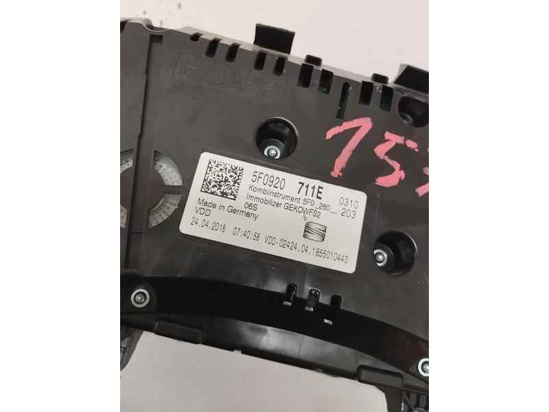 Recambio de cuadro instrumentos para seat leon st (5f8) x-perience 4drive referencia OEM IAM 5F0920711E  