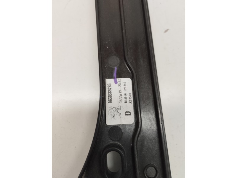 Recambio de elevalunas delantero derecho para peugeot 3008 1.2 12v e-thp referencia OEM IAM 9830389280  