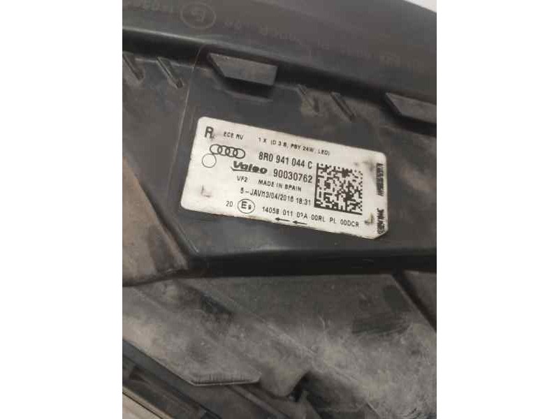 Recambio de faro derecho para audi q5 (8r) 3.0 tdi 245 cv referencia OEM IAM 4G0907697D  