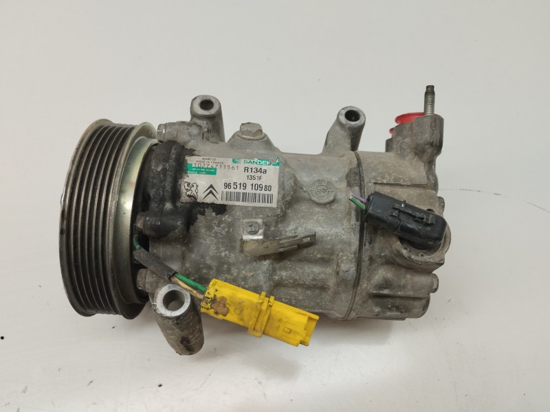 Recambio de compresor aire acondicionado para citroën c4 berlina 1.6 16v hdi referencia OEM IAM 9651910980  
							
