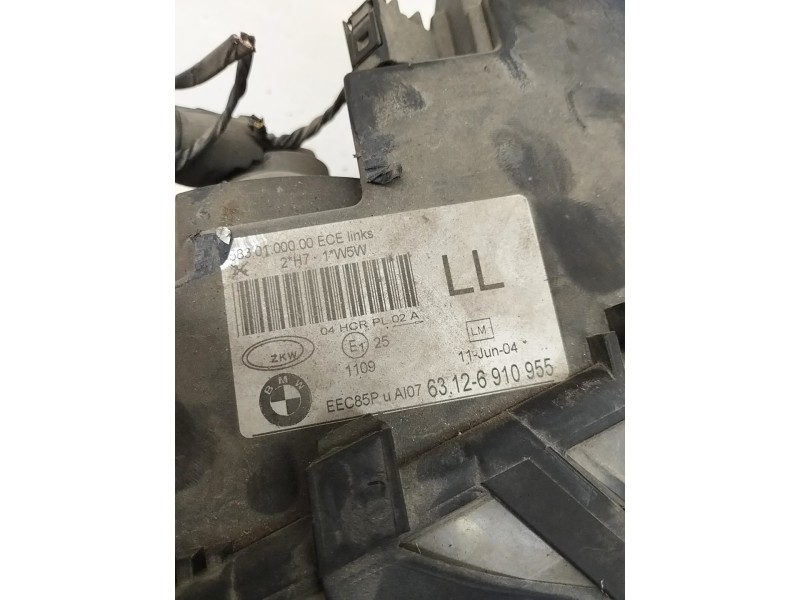 Recambio de faro izquierdo para bmw serie 3 berlina (e46) 1.8 16v referencia OEM IAM 63126910955  