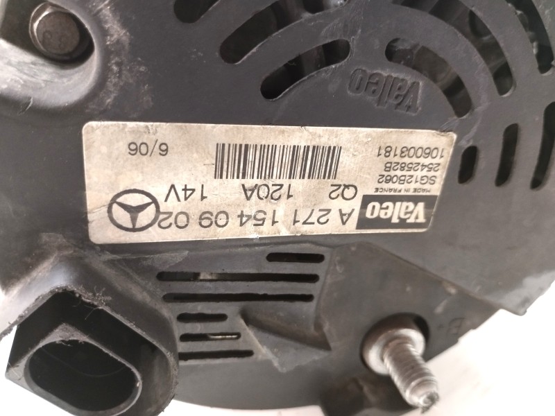 Recambio de alternador para mercedes-benz clase c (w203) berlina 180 compressor (203.046) referencia OEM IAM A2711540902  
							