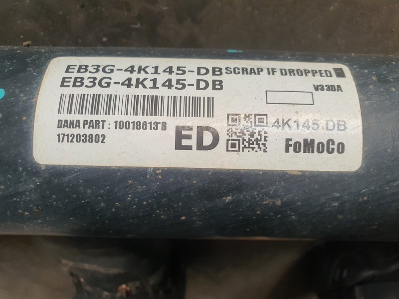 Recambio de transmision central para ford ranger (tke) cabina simple 4x4 xl referencia OEM IAM EB3G4K145DB  