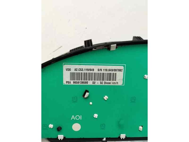 Recambio de cuadro instrumentos para peugeot 407 2.0 16v hdi fap cat (rhr / dw10bted4) referencia OEM IAM 9658138580  
							
