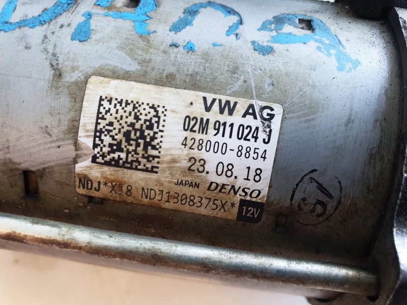 Recambio de motor arranque para seat leon st (5f8) 1.5 16v tsi act referencia OEM IAM 02M911024J  