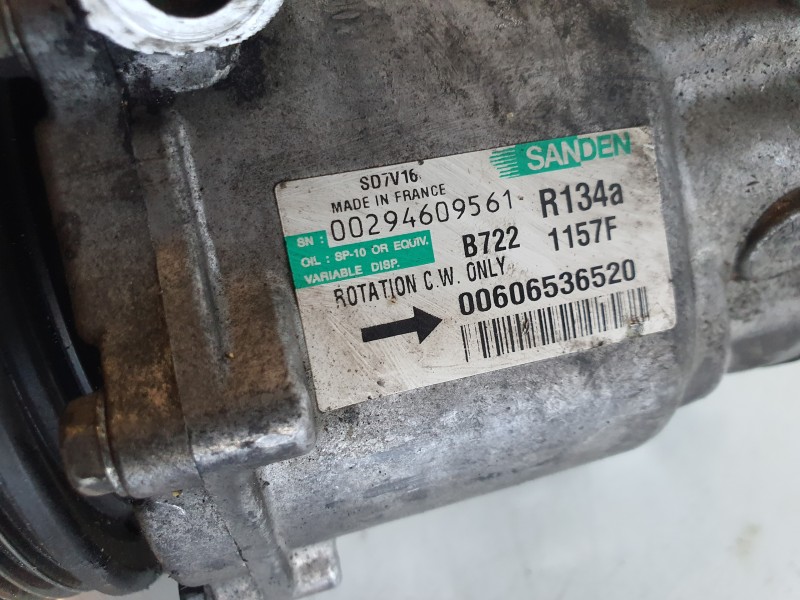 Recambio de compresor aire acondicionado para alfa romeo 147 (190) 1.6 16v cat referencia OEM IAM 00606536520  
							