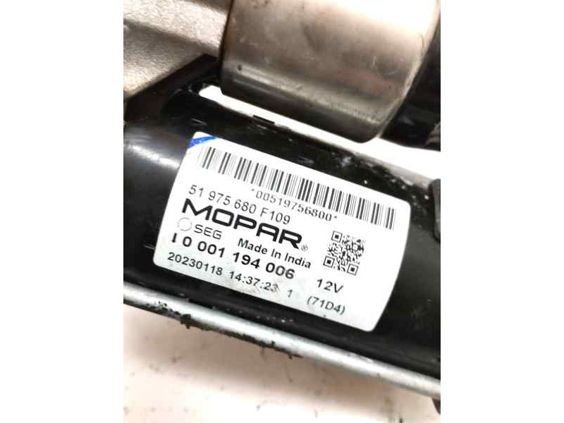 Recambio de motor arranque para fiat 500 312 referencia OEM IAM 51975680F109  
							
