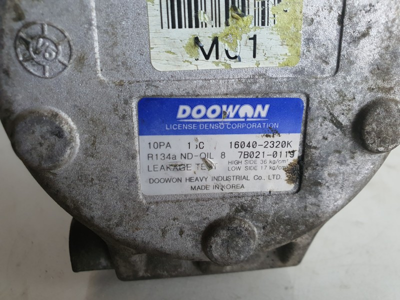 Recambio de compresor aire acondicionado para kia sportage 2.0 16v cat referencia OEM IAM 1060402320K  
							