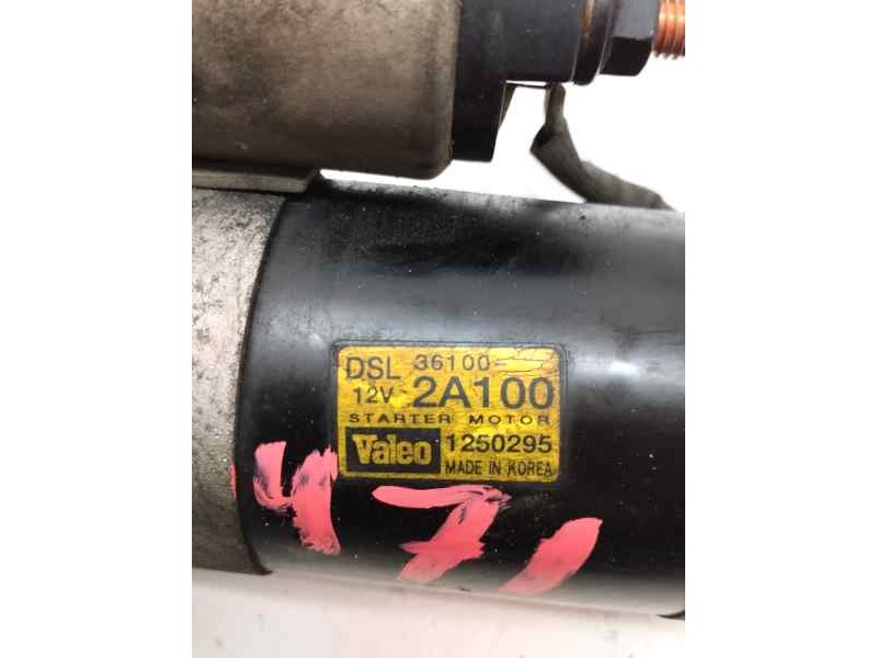 Recambio de motor arranque para kia cee´d 1.6 crdi cat referencia OEM IAM 1250295  