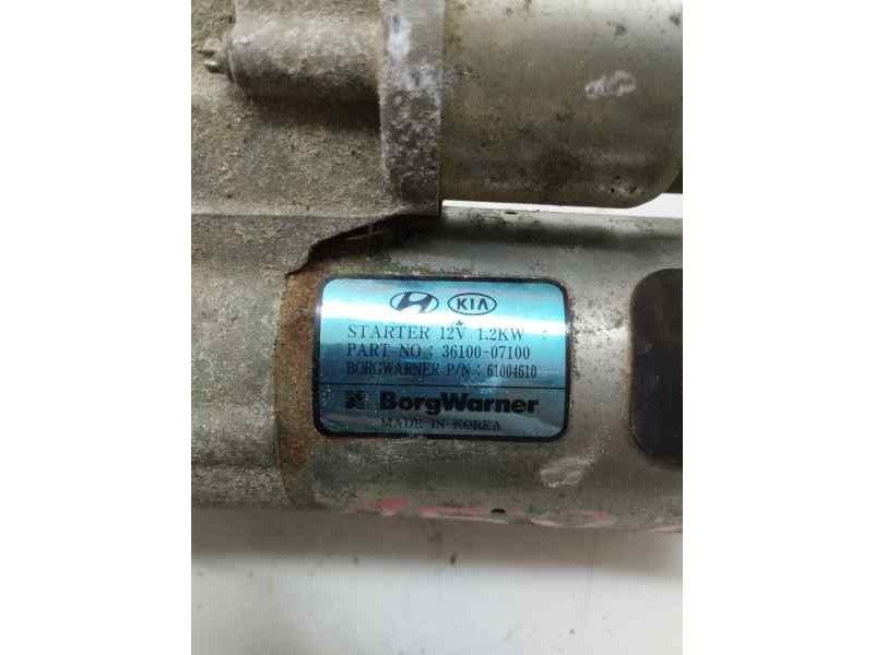 Recambio de motor arranque para kia stonic (ybcuv) concept referencia OEM IAM 3610007100  