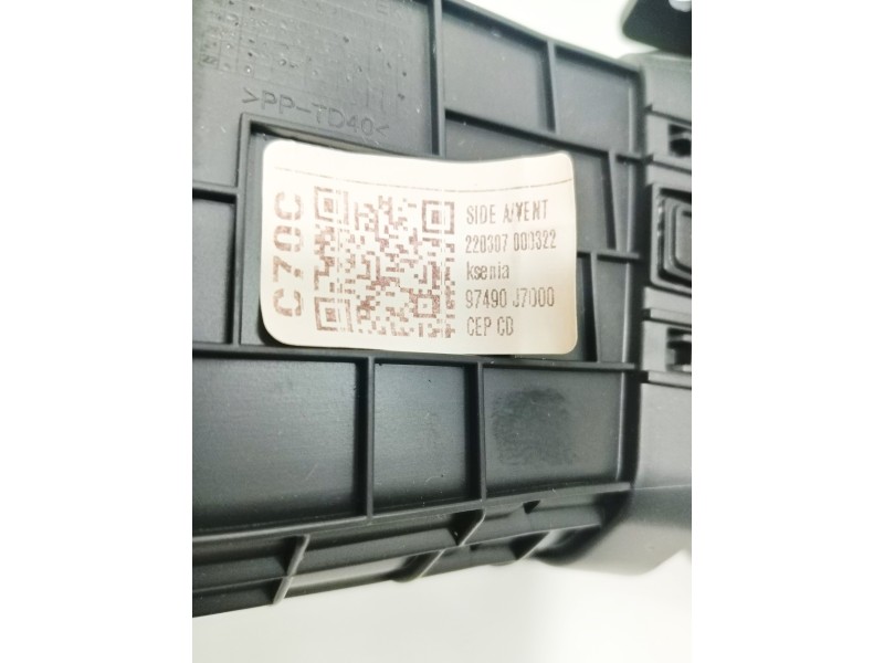 Recambio de rejilla aireadora para kia ceed 1.0 tgdi cat referencia OEM IAM 97490J7000  