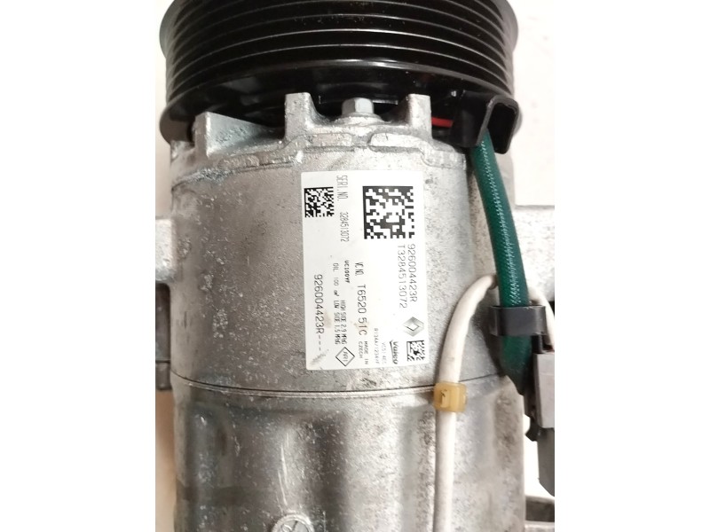 Recambio de compresor aire acondicionado para renault clio v referencia OEM IAM 926004423R  