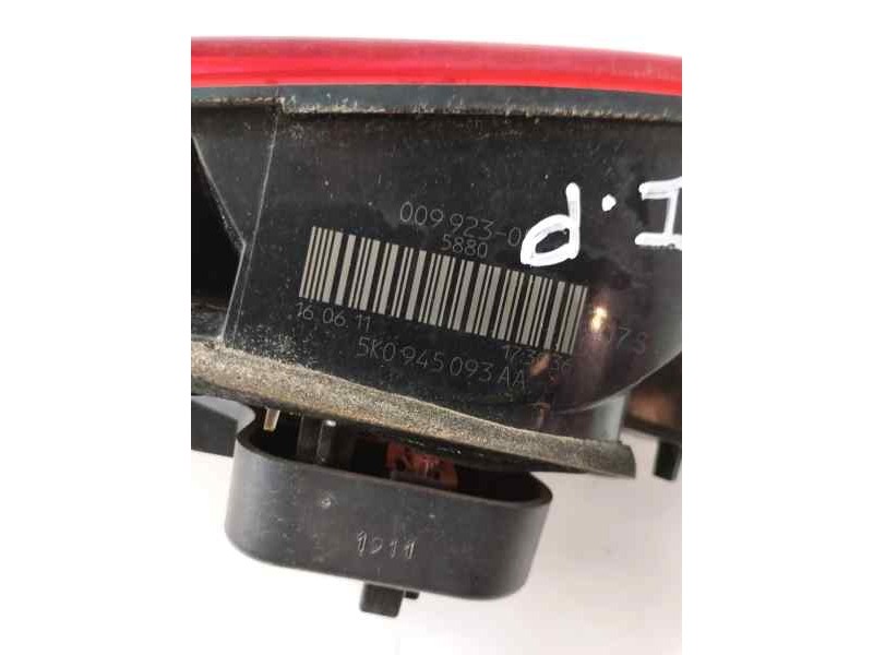 Recambio de piloto trasero izquierdo interior para volkswagen golf vi (5k1) 1.6 tdi dpf referencia OEM IAM 5K0945093AA  
							