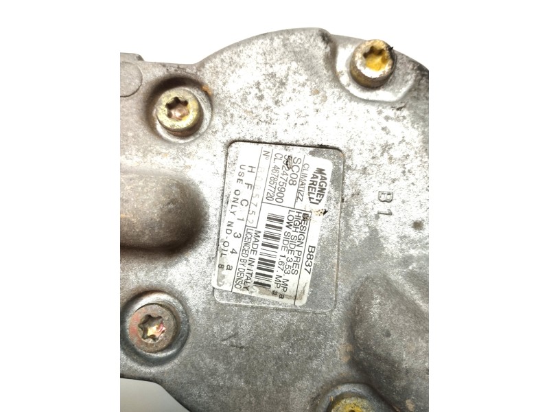 Recambio de compresor aire acondicionado para fiat punto berlina (188) 1.2 8v active referencia OEM IAM 592475900  