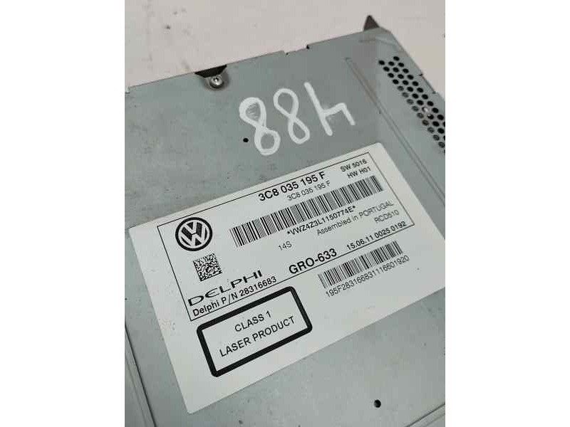Recambio de pantalla multifuncion para volkswagen golf vi (5k1) 1.6 tdi dpf referencia OEM IAM 3C8035195F  
							