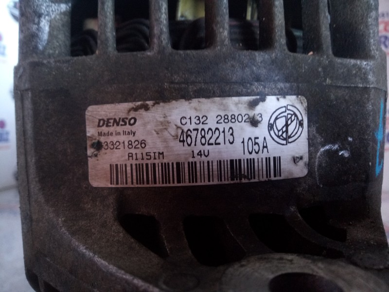 Recambio de alternador para alfa romeo 147 (190) 1.9 jtd (m) 16v cat referencia OEM IAM 63321826  
							