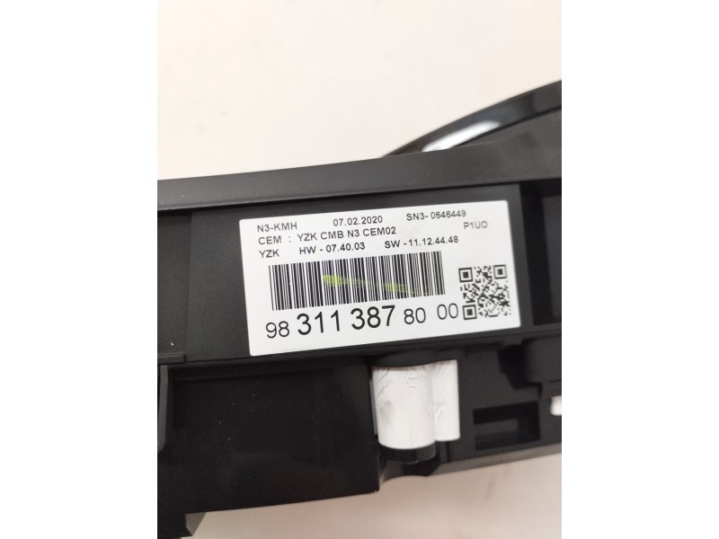 Recambio de cuadro instrumentos para opel grandland x 1.2 referencia OEM IAM 9831138780  