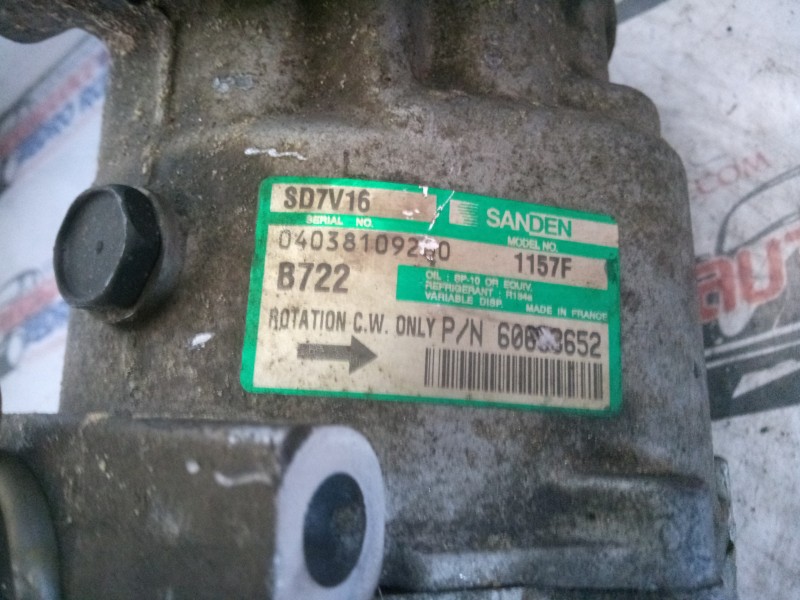 Recambio de compresor aire acondicionado para alfa romeo 147 (190) 1.9 jtd cat referencia OEM IAM 60653652  
							