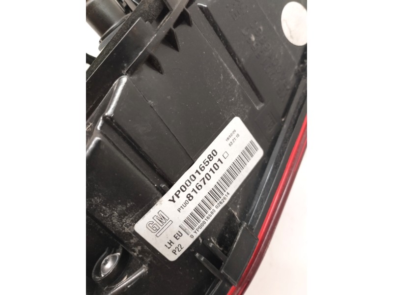 Recambio de piloto trasero izquierdo interior para opel grandland x 1.2 referencia OEM IAM YP00016580  