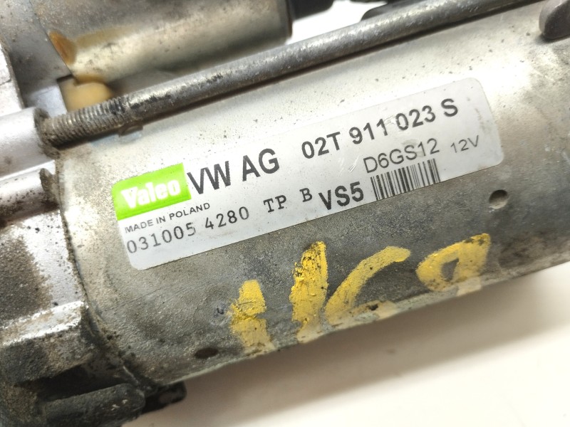 Recambio de motor arranque para seat ibiza (6l1) 1.4 16v referencia OEM IAM 02T911023S  