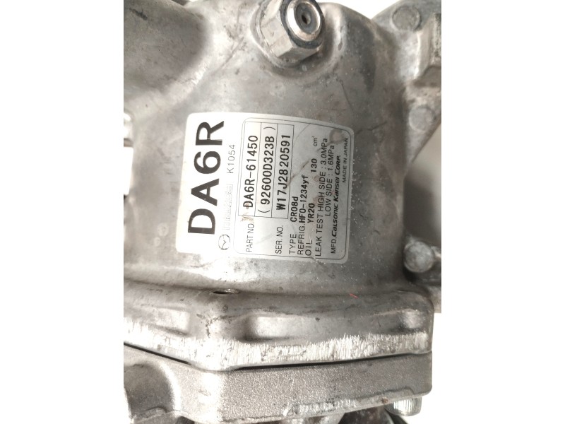 Recambio de compresor aire acondicionado para mazda cx-3 1.5 diesel cat referencia OEM IAM DA6R61450  