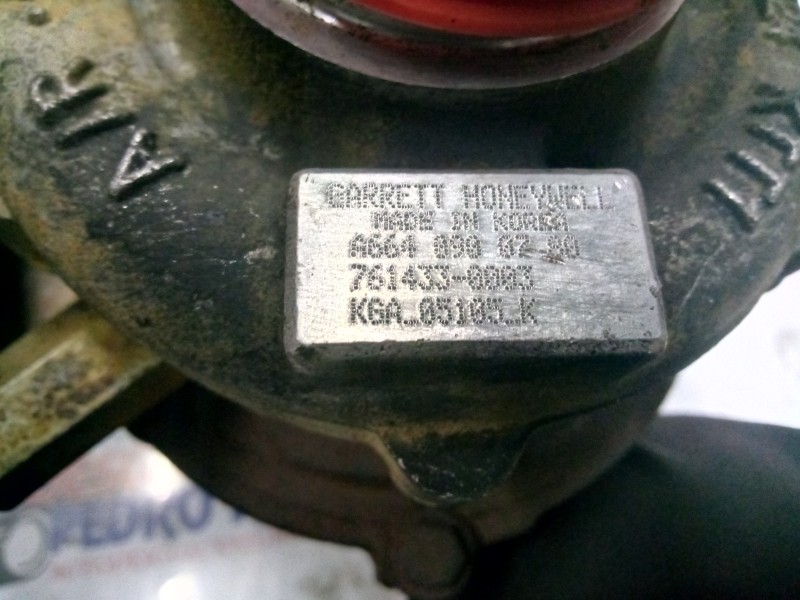 Recambio de turbocompresor para ssangyong kyron 2.0 referencia OEM IAM A6640900880  