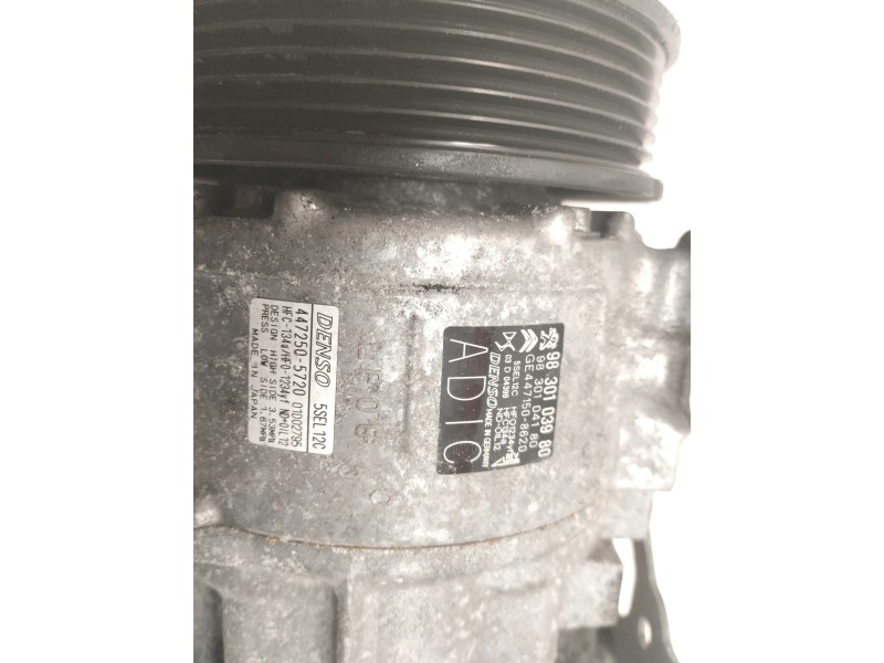 Recambio de compresor aire acondicionado para peugeot 3008 1.2 12v e-thp referencia OEM IAM 9830103980  