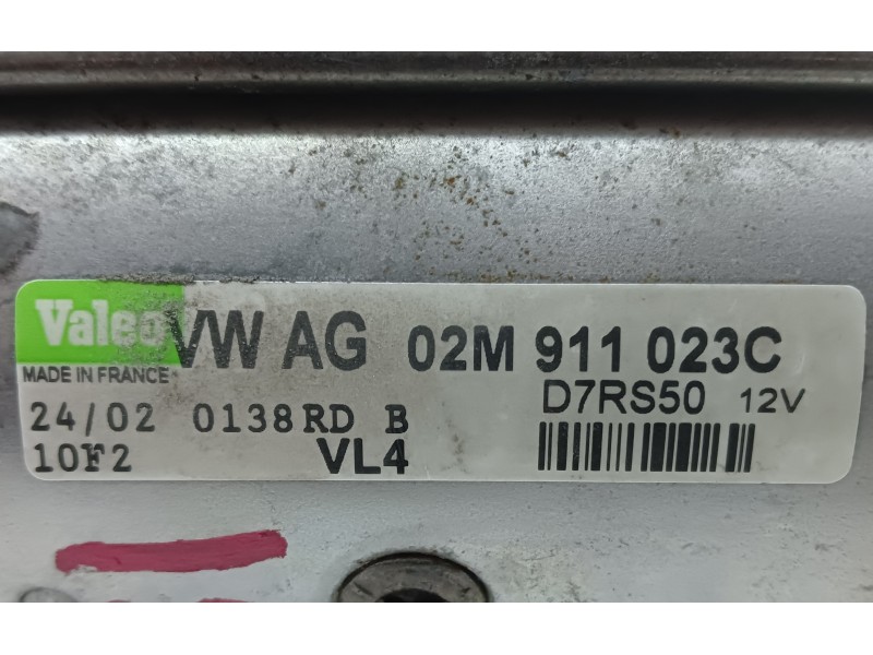 Recambio de motor arranque para seat ibiza (6l1) 1.9 tdi referencia OEM IAM 02M911023C  
