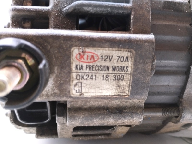 Recambio de alternador para kia shuma 1.5 cat referencia OEM IAM OK24118300  