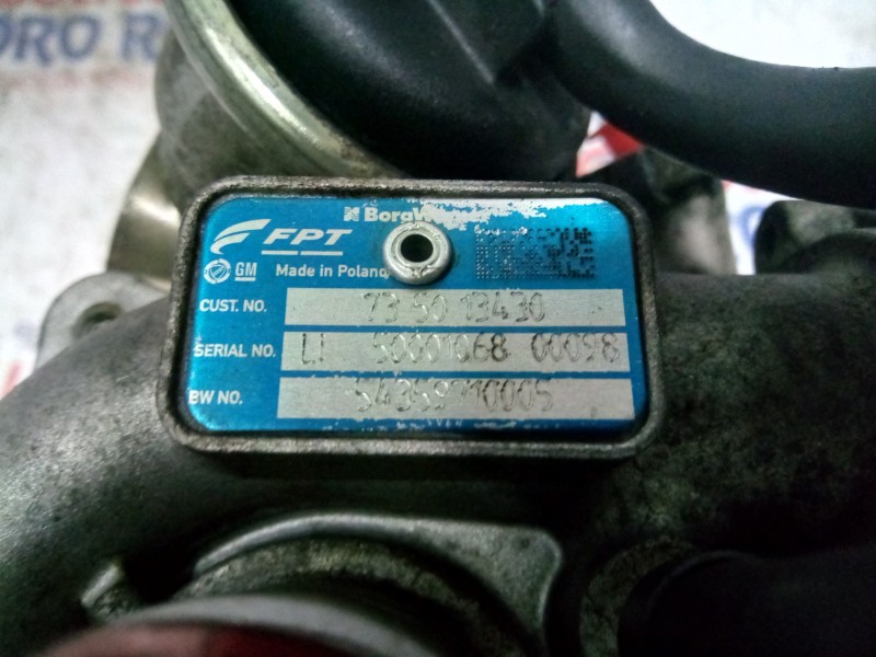 Recambio de turbocompresor para opel corsa d 1.3 16v cdti referencia OEM IAM 735013430   Recambio de turbocompresor para opel corsa d 1.3 16v cdti referencia OEM IAM 735013430