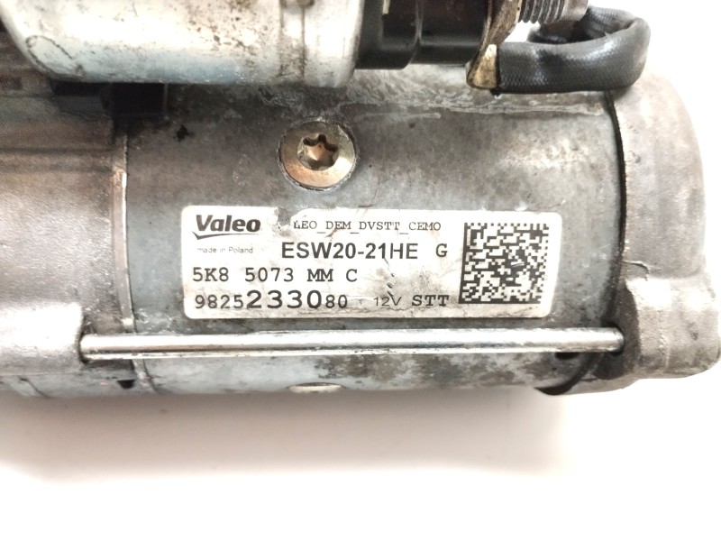 Recambio de motor arranque para citroën c-elysée 1.5 blue-hdi fap referencia OEM IAM 9825233080  
							